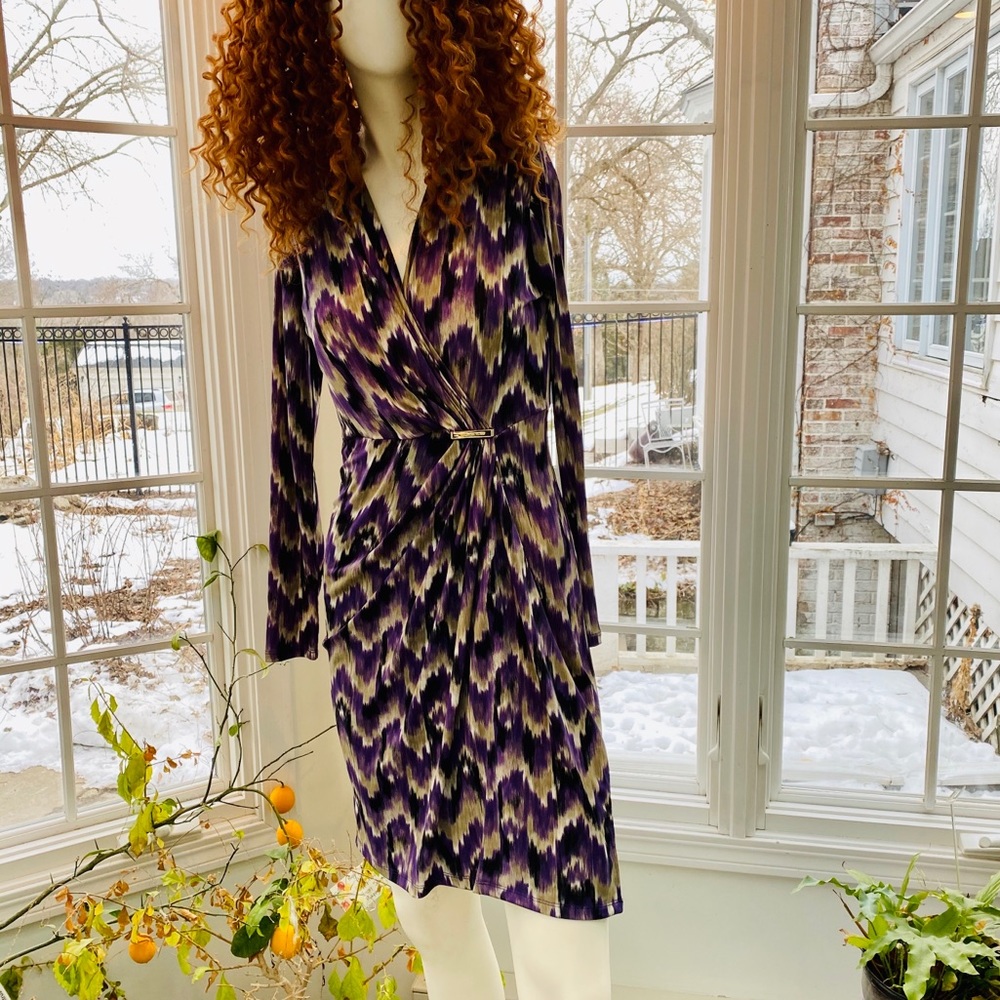 Michael Kors Faux Wrap Dress